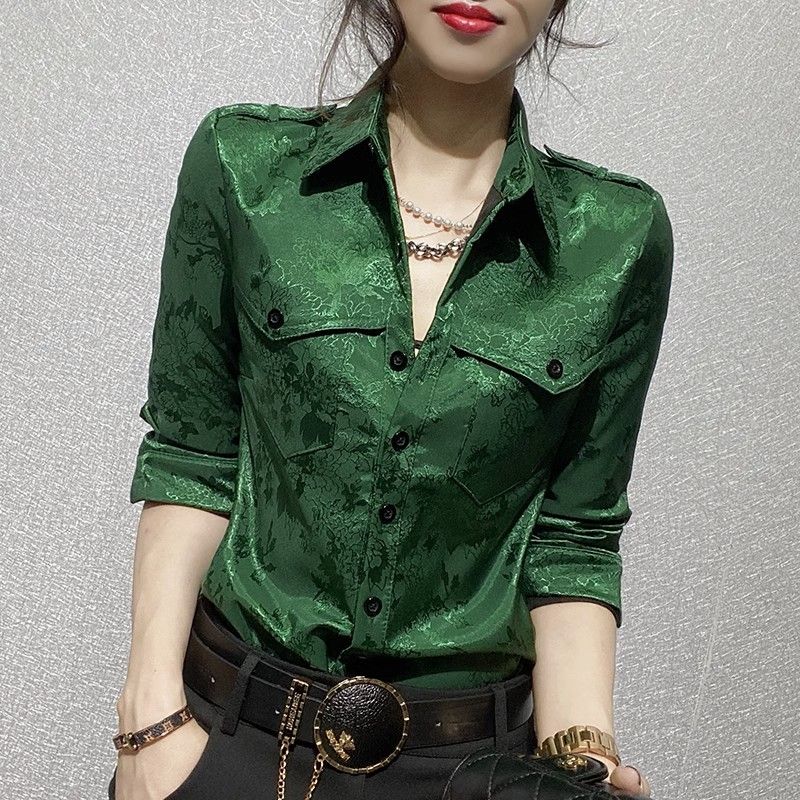 Formal Wear For Women Xl - Blusa holgada de manga larga con