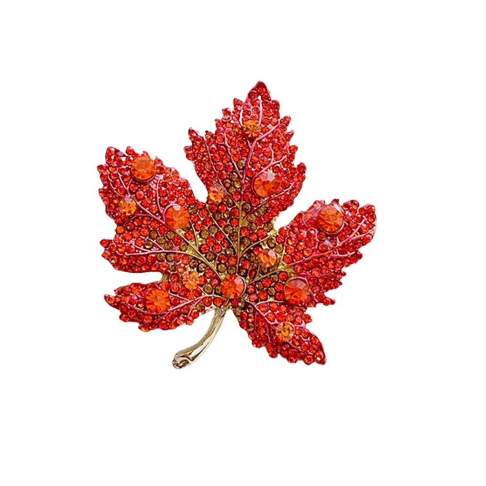 High End Women'S Formal Wear - Broche de hoja de arce con
