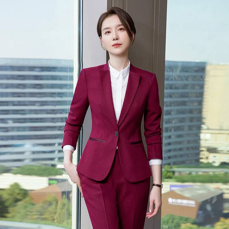 Women Formal Wear Blazers - Ropa de trabajo de oficina para