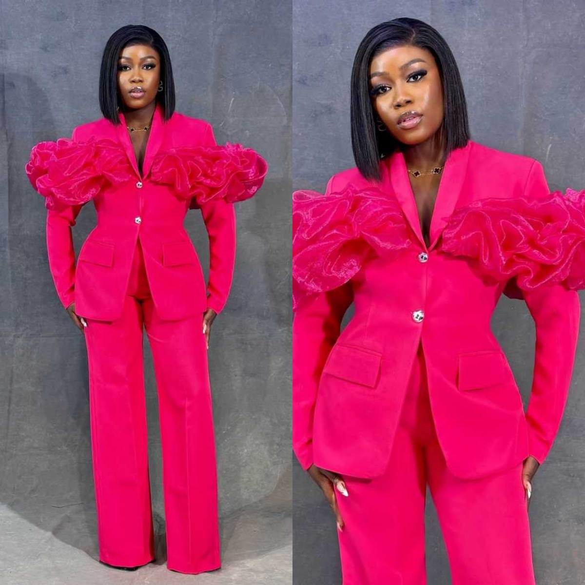 Women'S Formal Jackets To Wear With Dresses - Trajes de pantalones personalizados de color