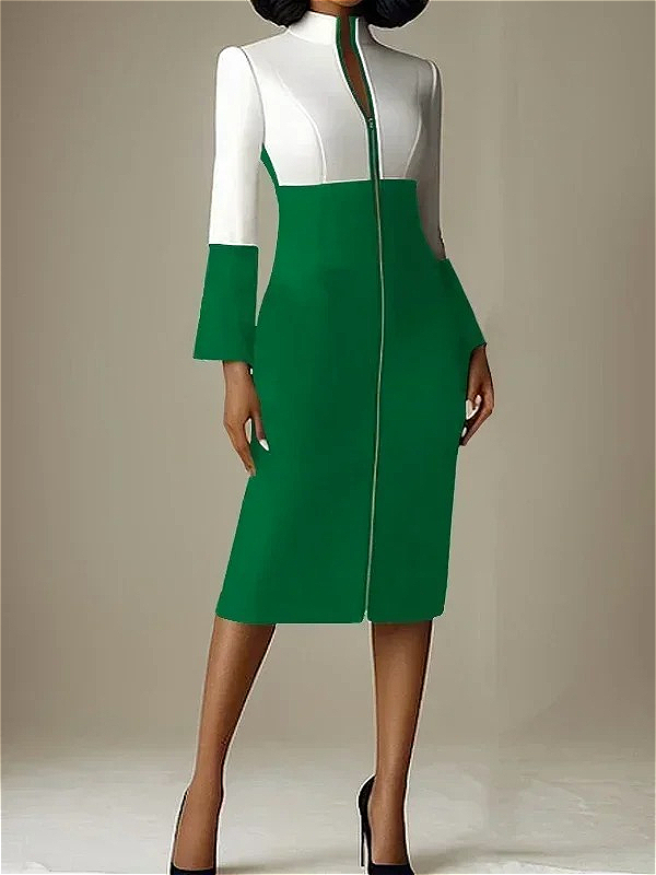 Vestido Midi Ajustado con Cier - Women Formal Wear H&M reseña y precio