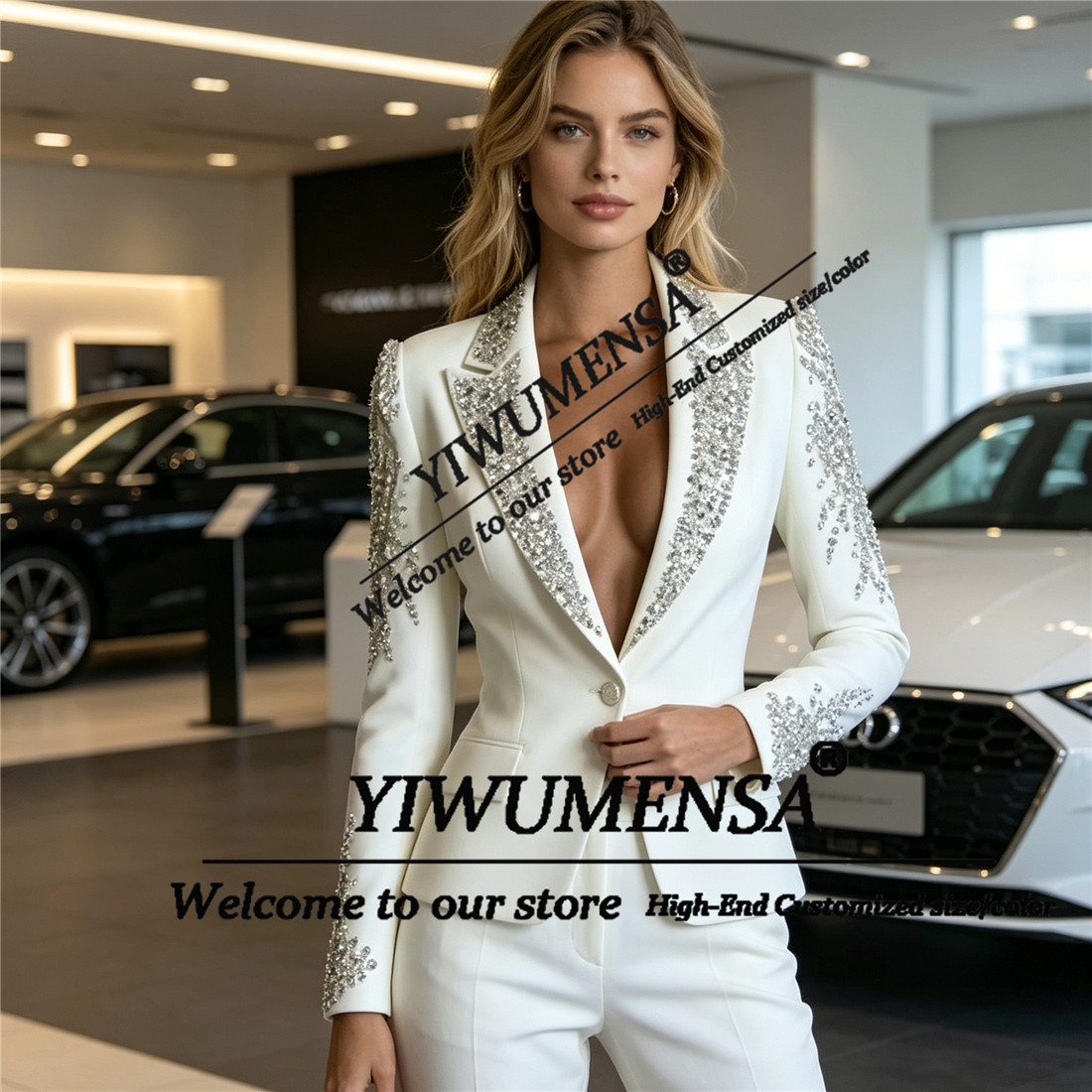 Trajes de Lujo para Mujer, Con - Women Formal Wear Blazers reseña y precio