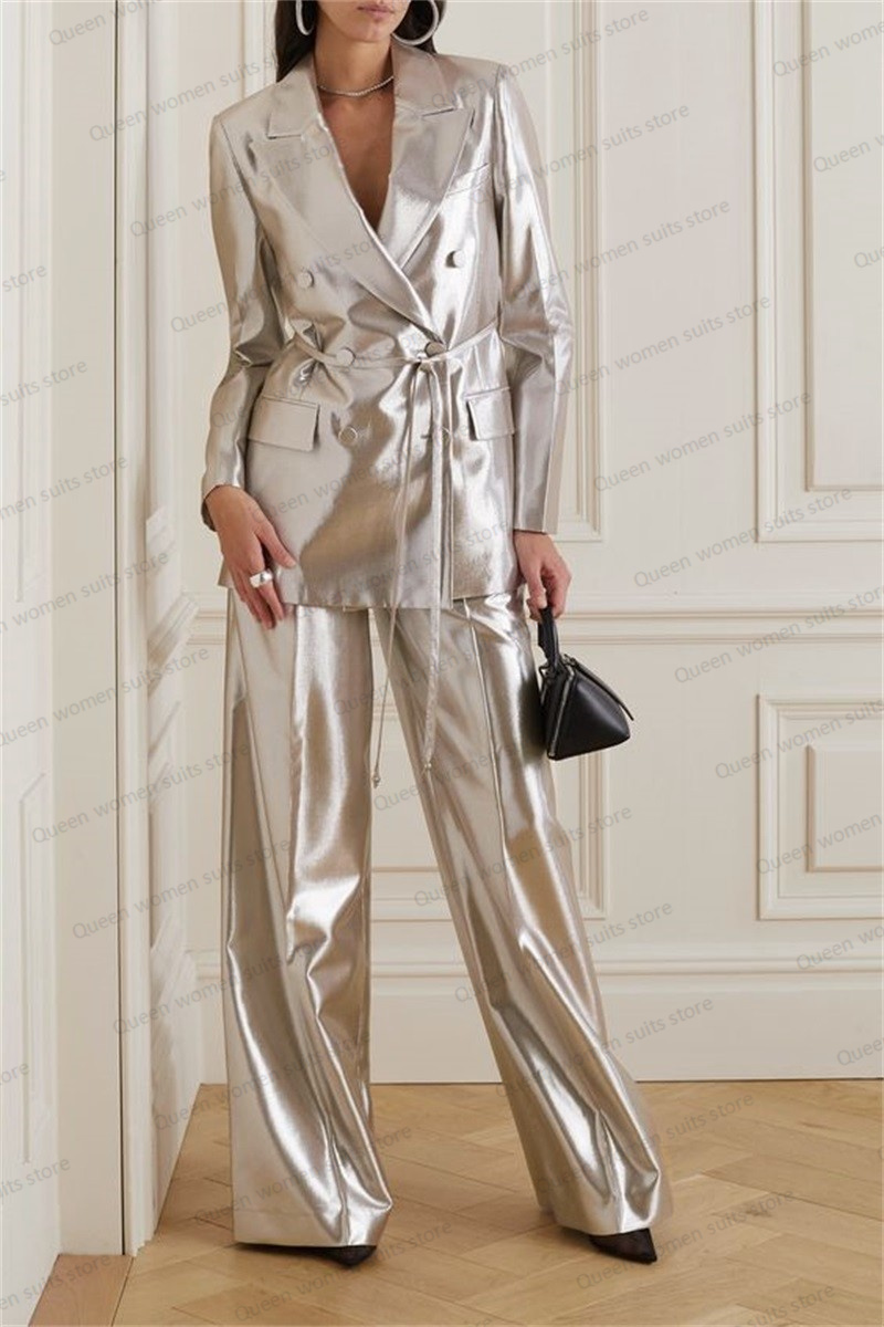 Conjunto de traje de satén bri - Women'S Formal Jackets To Wear With Dresses reseña y precio