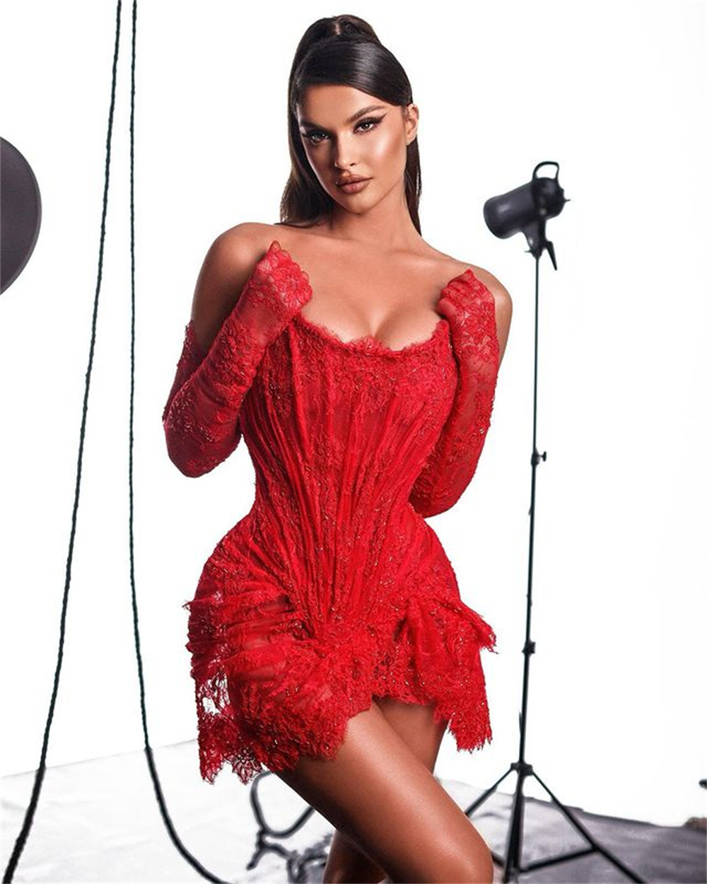 Vestido Tubo Elegante de Encaj - Women Formal Wear H&M reseña y precio