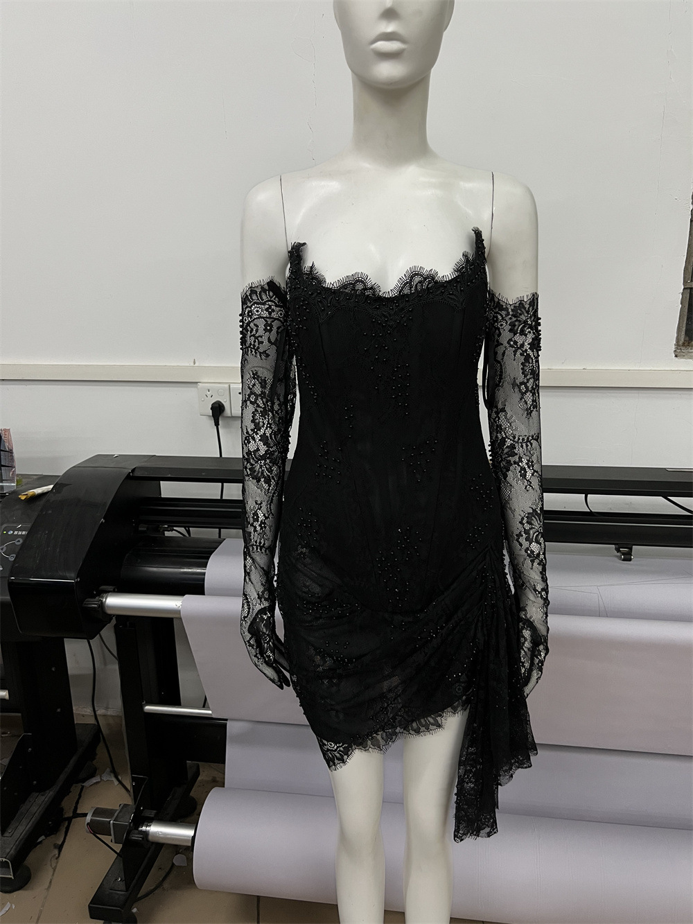 Vestido Tubo Elegante de Encaj - Women Formal Wear H&M reseña y precio