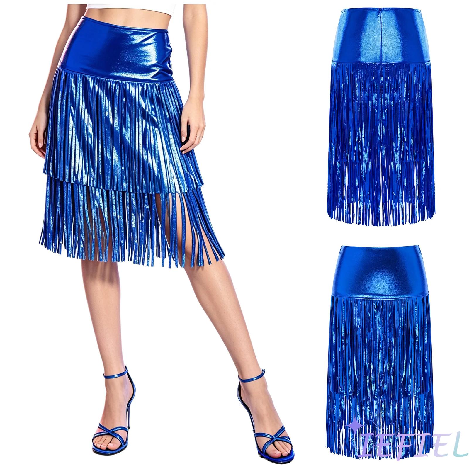 Falda Midi Metálica Brillante  - Pencil Skirt Midi reseña y precio