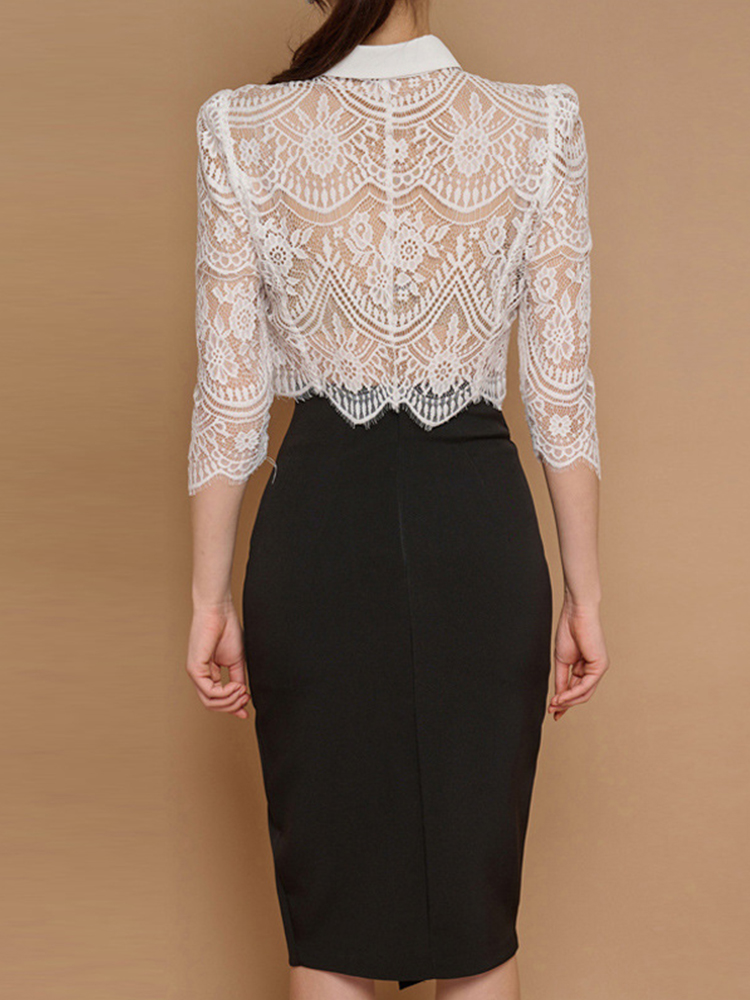 Conjunto Sexy de 2 piezas para - Pencil Skirt Midi reseña y precio