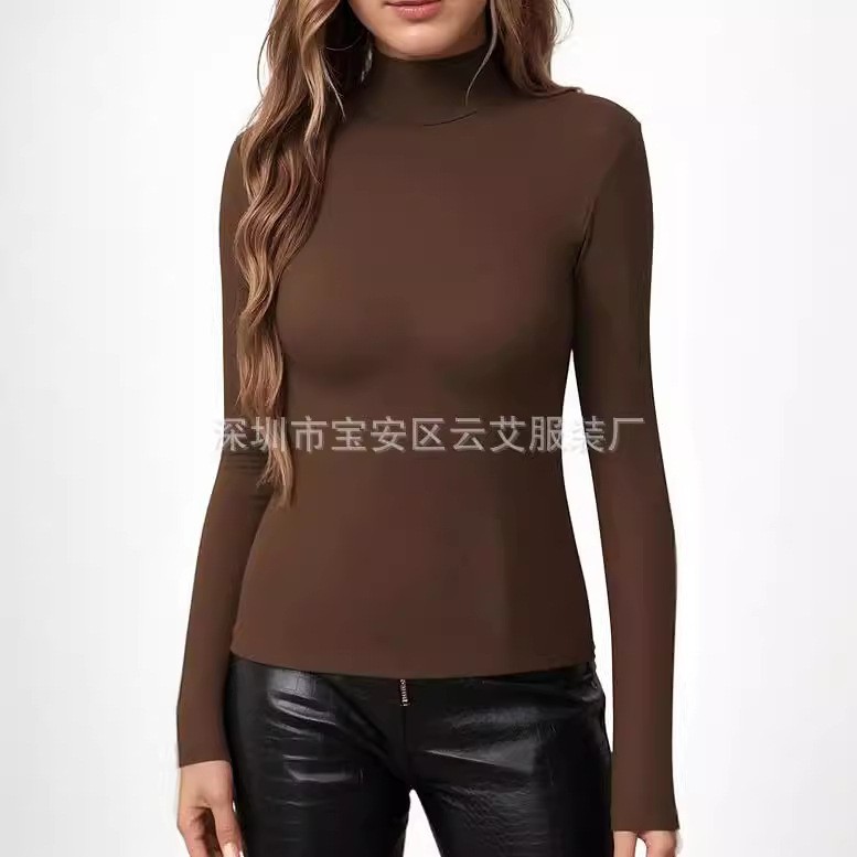 Camiseta de punto de cuello al - Turtleneck Bodysuit Office reseña y precio