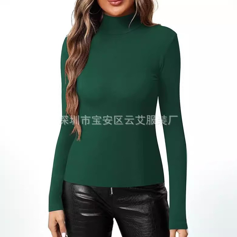 Camiseta de punto de cuello al - Turtleneck Bodysuit Office reseña y precio