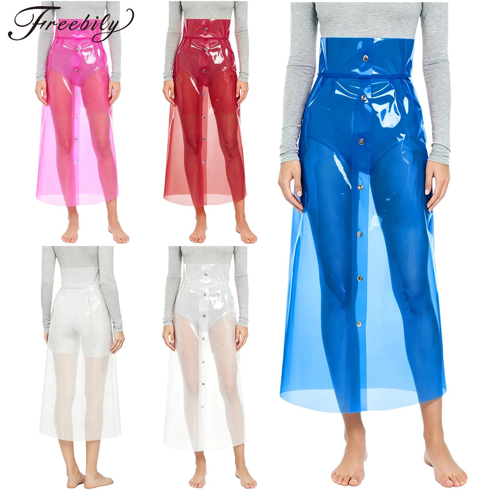 Falda transparente de PVC para - Pencil Skirt Midi reseña y precio