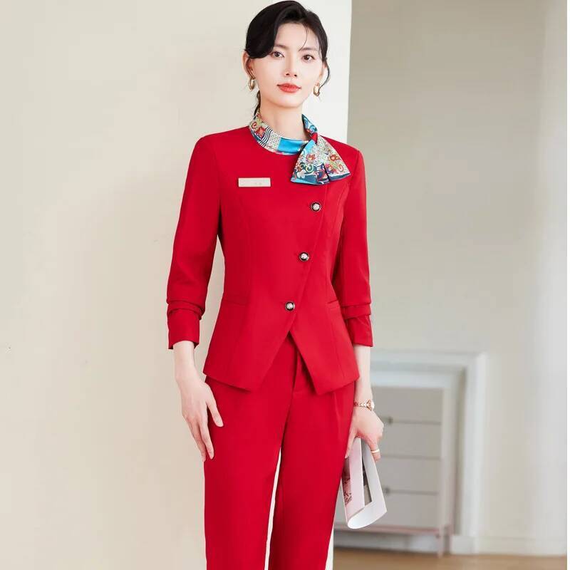 Trajes de pantalón de talla gr - Women Formal Wear Blazers reseña y precio