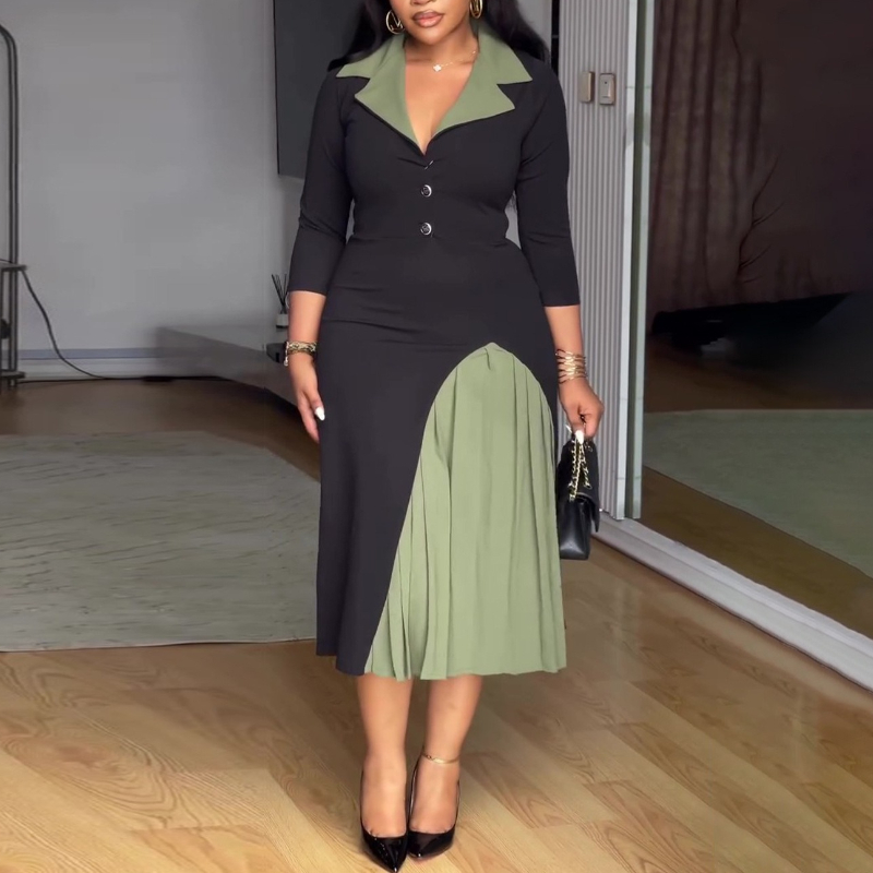 Vestidos de Moda con Bloques d - Women Formal Wear H&M reseña y precio