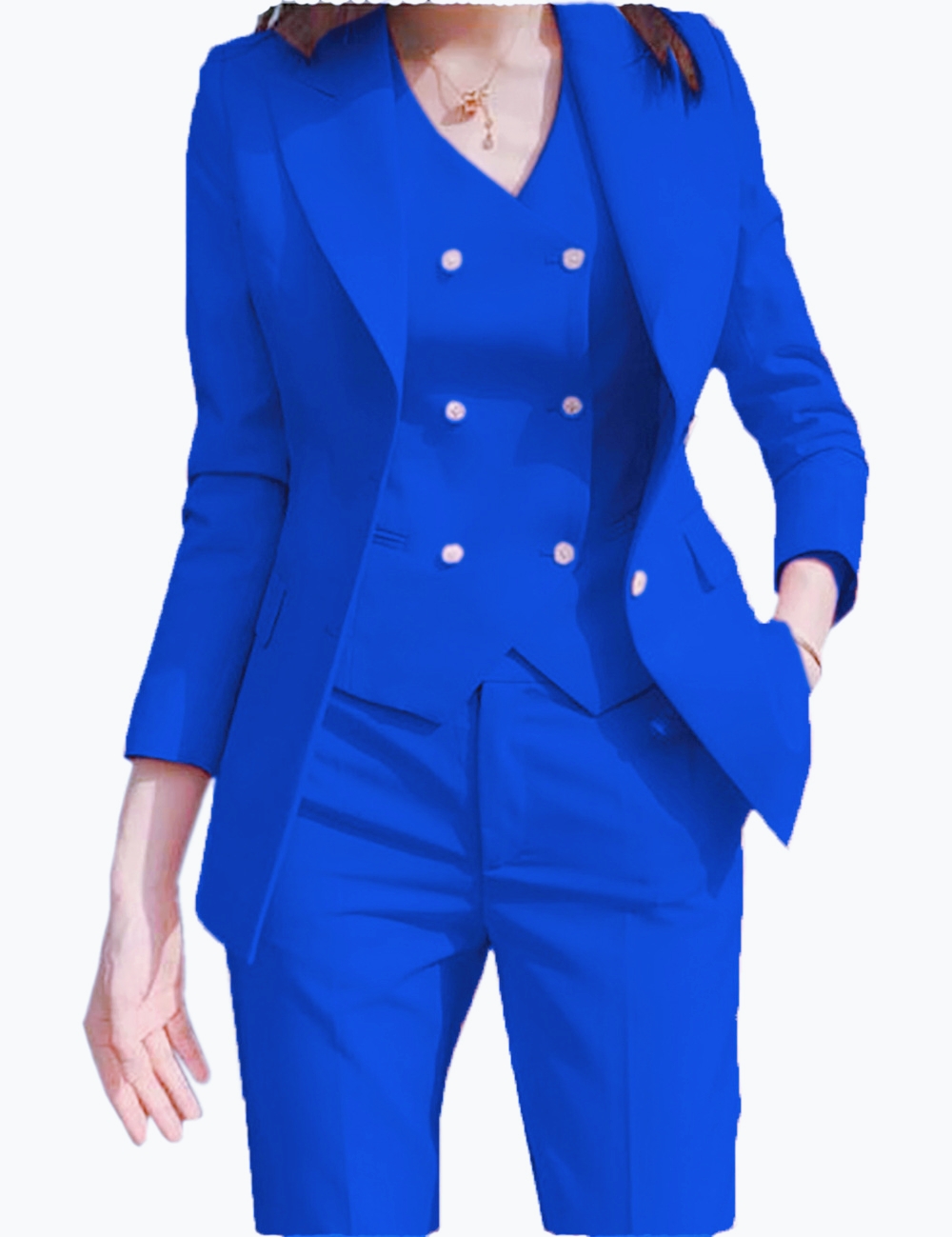 Conjuntos de Tres Piezas de Ch - Women'S Elegant Formal Wear reseña y precio