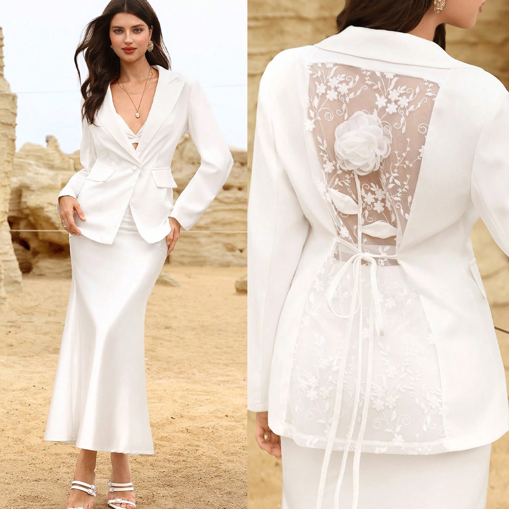 Trajes de boda para mujer, per - Women'S Formal Jackets To Wear With Dresses reseña y precio