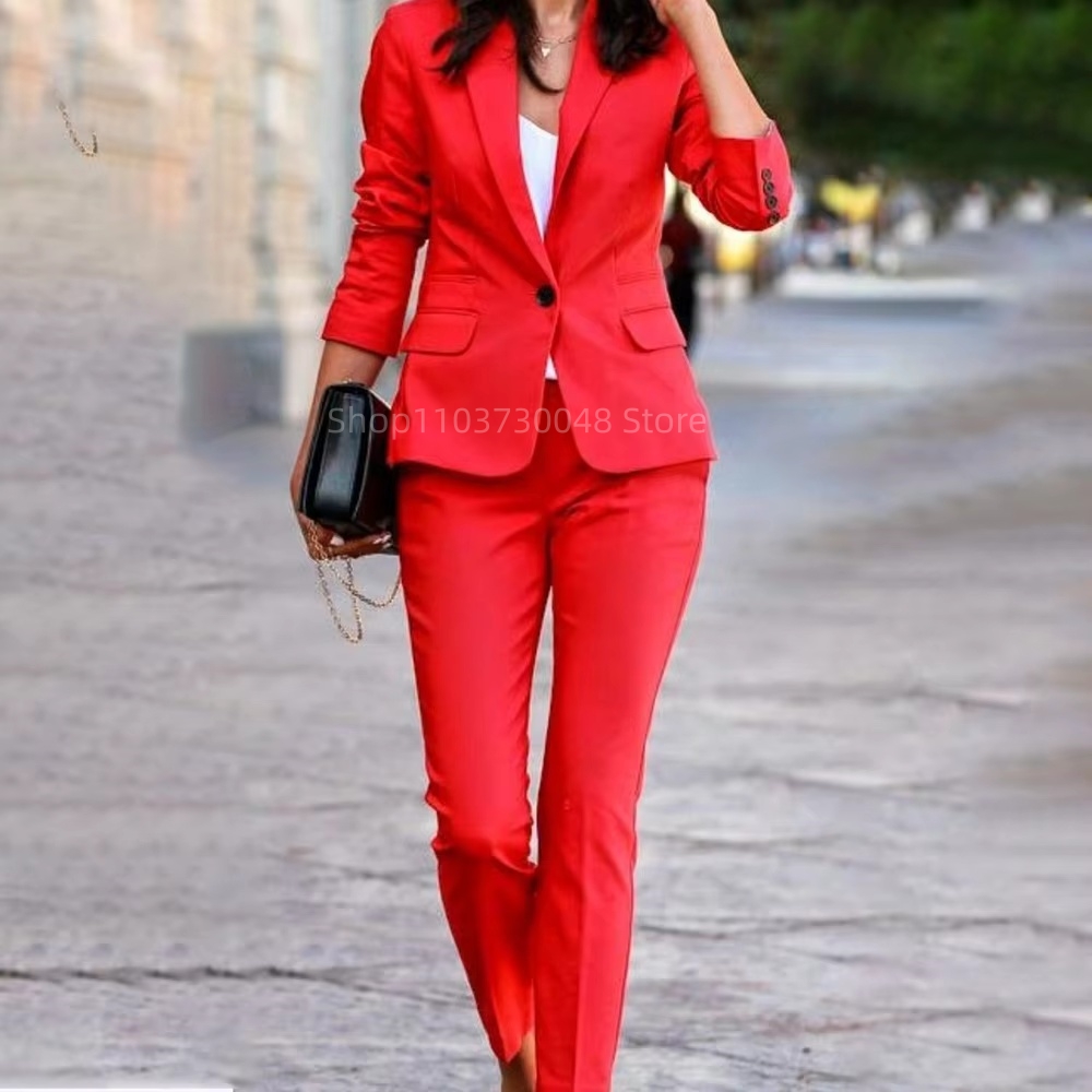 Traje de Blazer y Pantalón par - Women Formal Wear Blazers reseña y precio