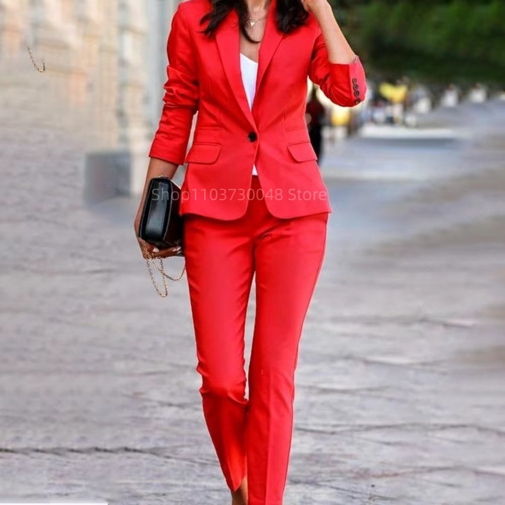 Traje de Blazer y Pantalón par - Women Formal Wear Blazers reseña y precio